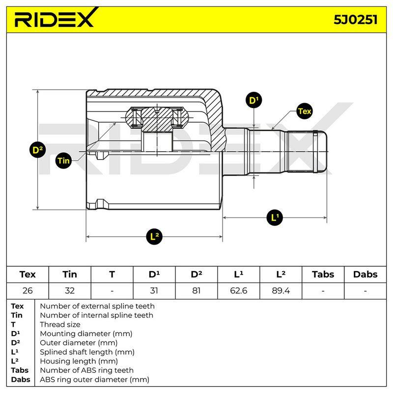 Joint Kit, drive shaft