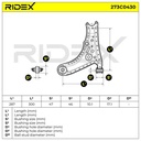 Control/Trailing Arm, wheel suspension