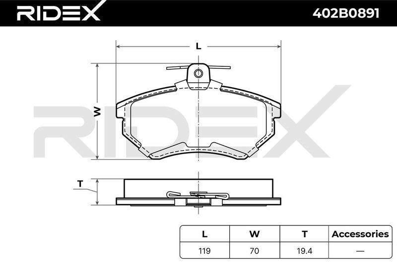 Brake Pad Set, disc brake