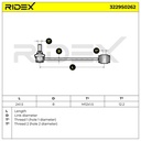 Link/Coupling Rod, stabiliser bar