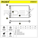 Radiator, engine cooling