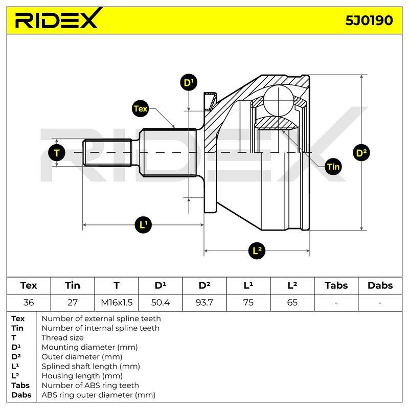 Joint Kit, drive shaft