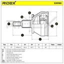 Joint Kit, drive shaft