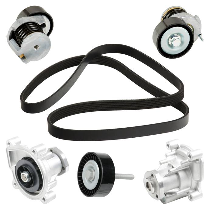 Water Pump + V-ribbed Belt Kit