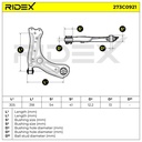 Control/Trailing Arm, wheel suspension
