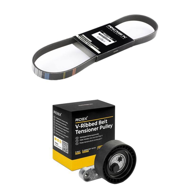 V-ribbed Belt Set