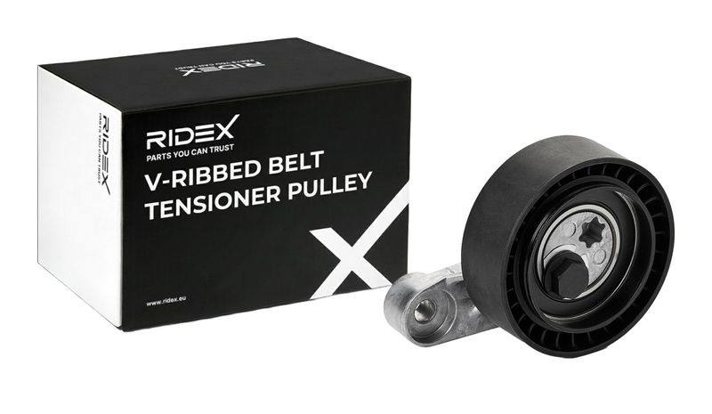 Tensioner Pulley, V-ribbed belt