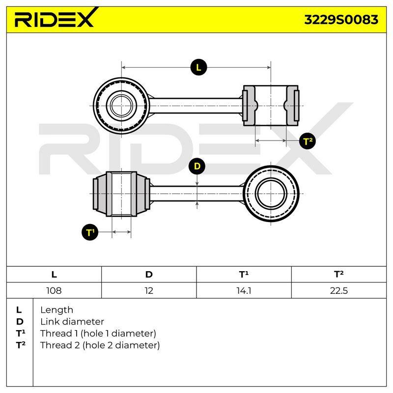 Link/Coupling Rod, stabiliser bar