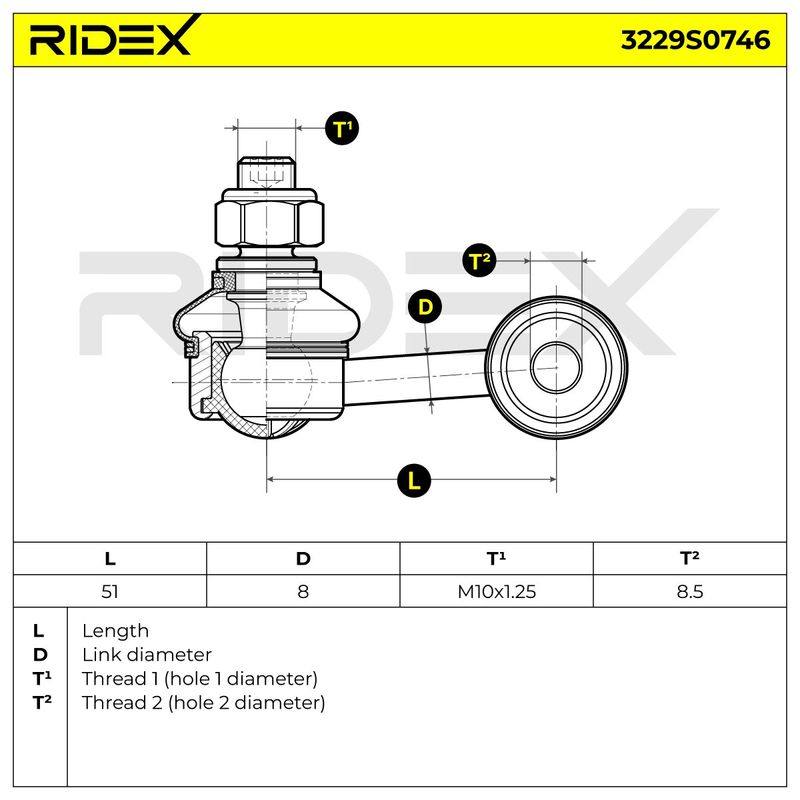 Link/Coupling Rod, stabiliser bar