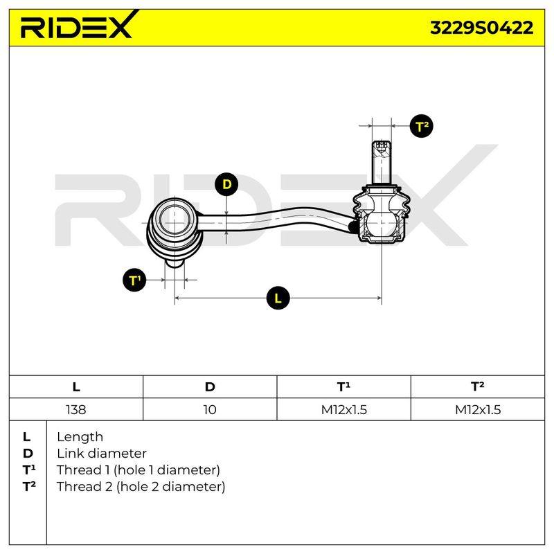 Link/Coupling Rod, stabiliser bar