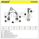 Control/Trailing Arm, wheel suspension