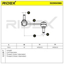 Link/Coupling Rod, stabiliser bar