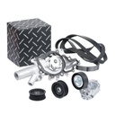 Water Pump + V-ribbed Belt Kit