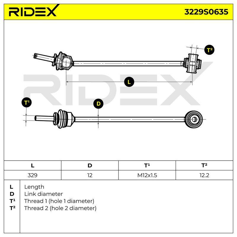 Link/Coupling Rod, stabiliser bar
