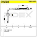 Sensor, exhaust gas temperature