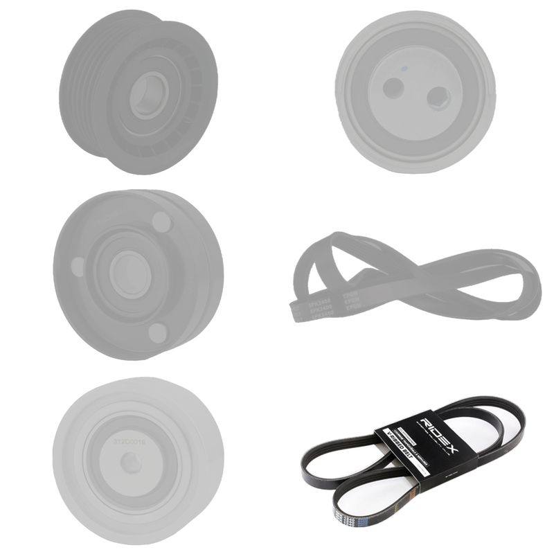 V-ribbed Belt Set