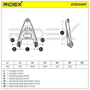 Control/Trailing Arm, wheel suspension