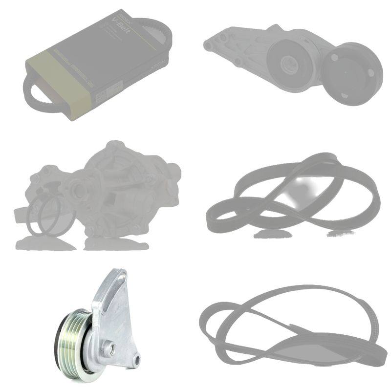 Water Pump + V-ribbed Belt Kit
