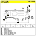 Control/Trailing Arm, wheel suspension