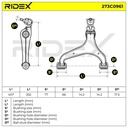 Control/Trailing Arm, wheel suspension