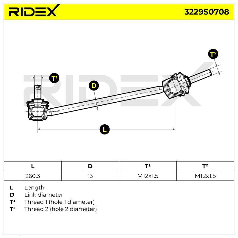 Link/Coupling Rod, stabiliser bar