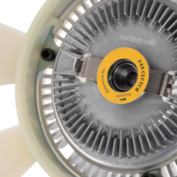 Clutch, radiator fan