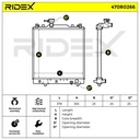 Radiator, engine cooling