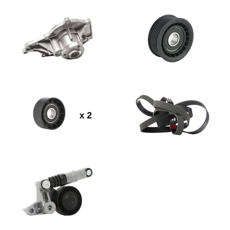 Water Pump + V-ribbed Belt Kit