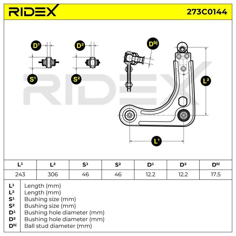 Control/Trailing Arm, wheel suspension