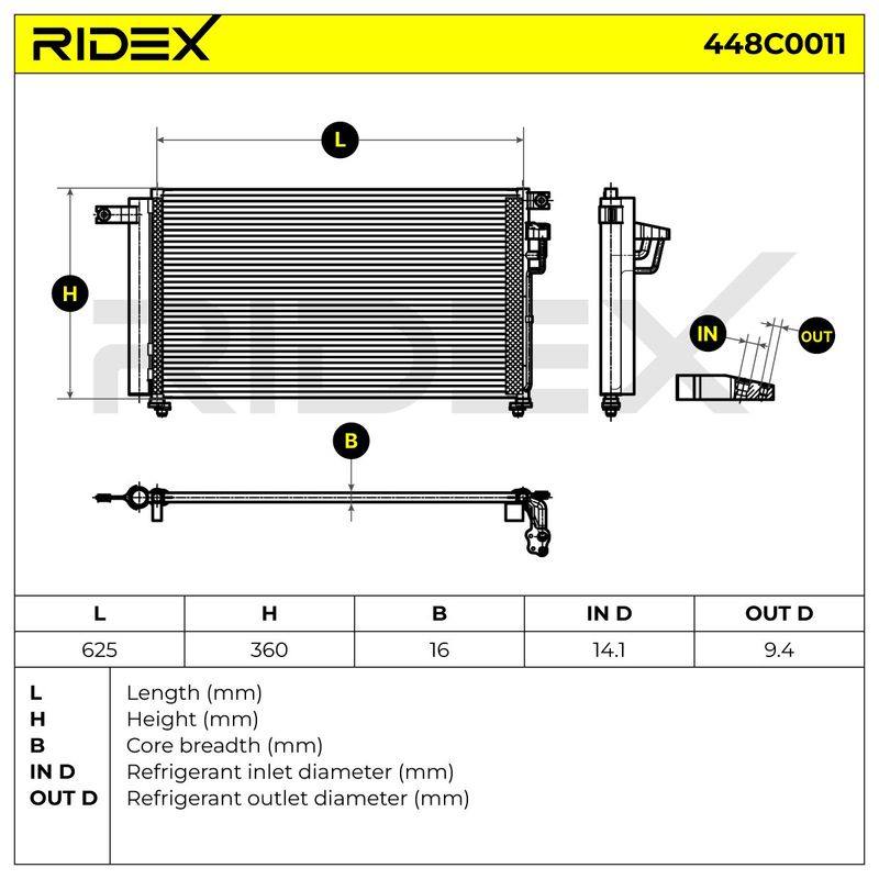 Condenser, air conditioning