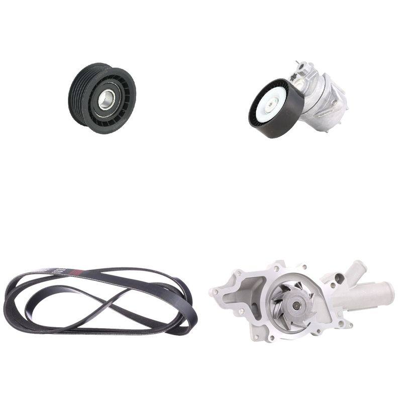 Water Pump + V-ribbed Belt Kit
