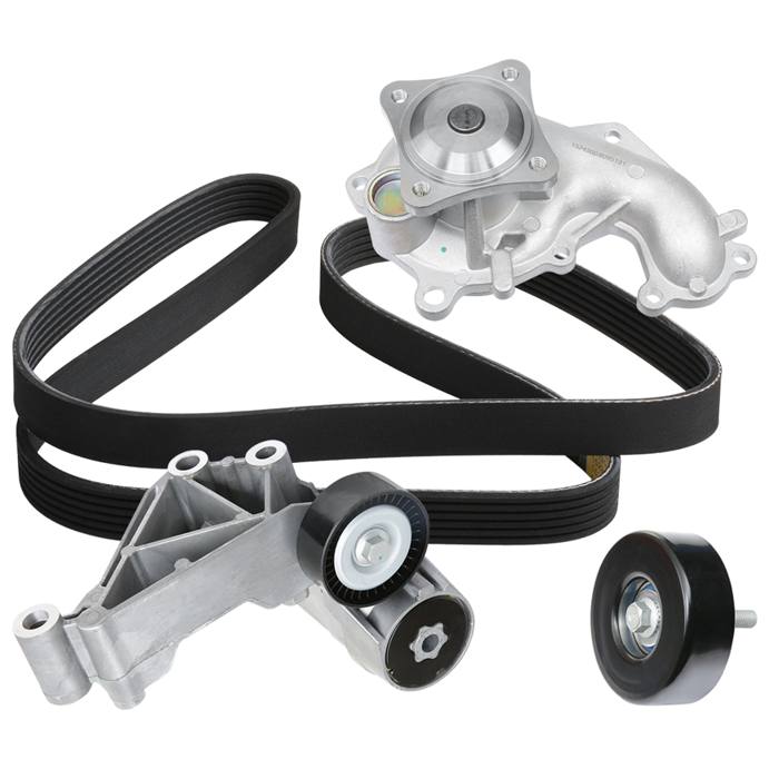 Water Pump + V-ribbed Belt Kit