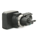 Pressure converter, turbocharger