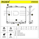 Radiator, engine cooling