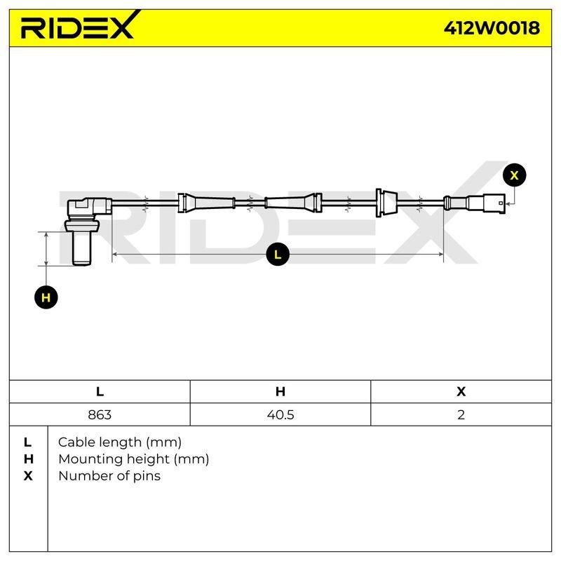 Sensor, wheel speed