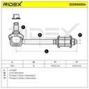 Link/Coupling Rod, stabiliser bar