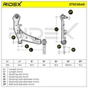 Control/Trailing Arm, wheel suspension
