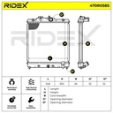 Radiator, engine cooling