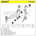 Control/Trailing Arm, wheel suspension