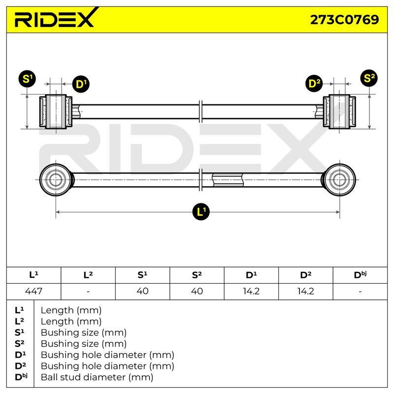 Control/Trailing Arm, wheel suspension