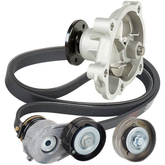 Water Pump + V-ribbed Belt Kit