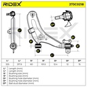 Control/Trailing Arm, wheel suspension
