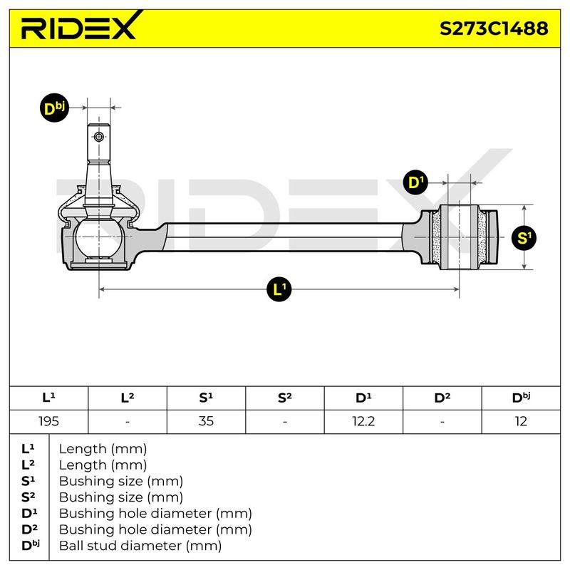 Control/Trailing Arm, wheel suspension