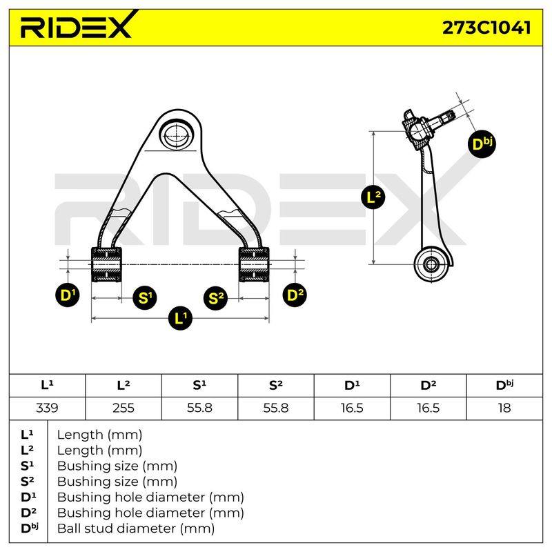 Control/Trailing Arm, wheel suspension