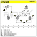 Control/Trailing Arm, wheel suspension