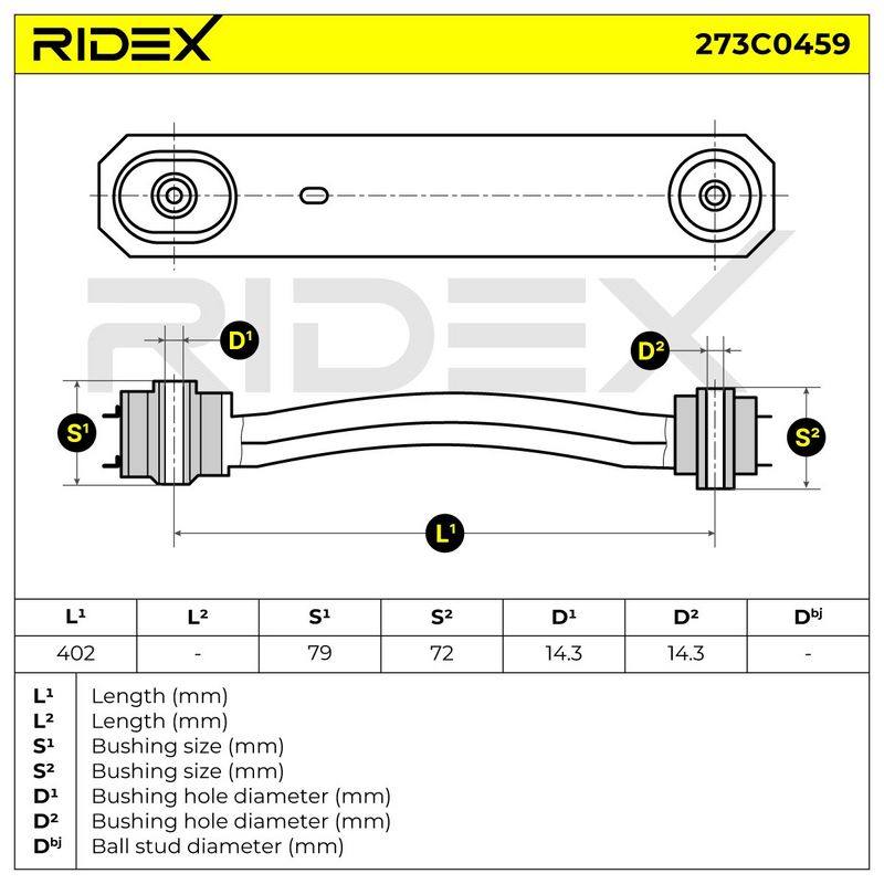 Control/Trailing Arm, wheel suspension
