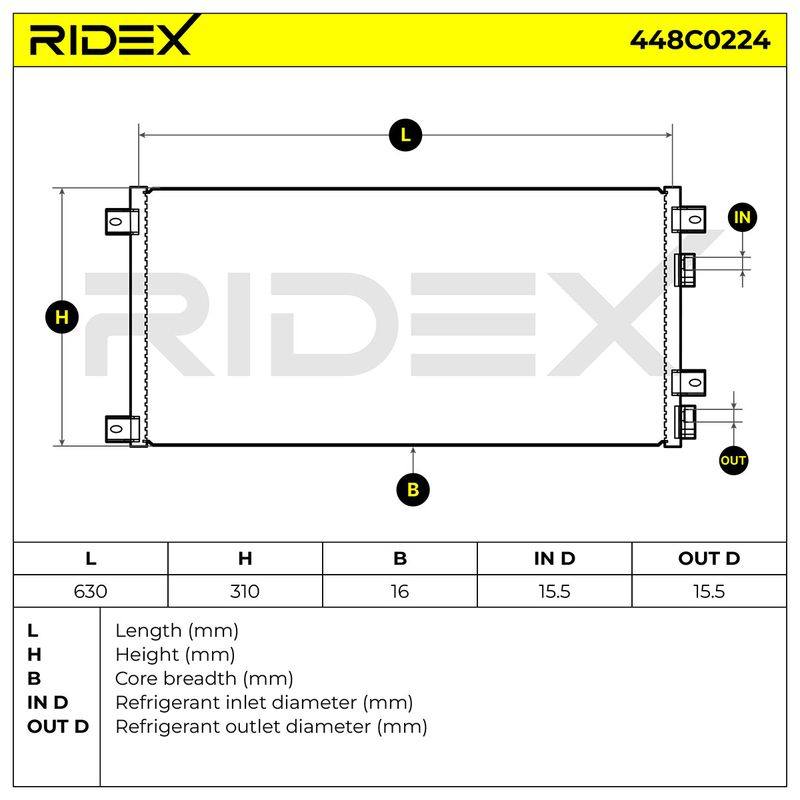 Condenser, air conditioning