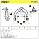Control/Trailing Arm, wheel suspension