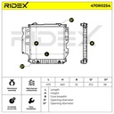 Radiator, engine cooling