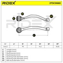 Control/Trailing Arm, wheel suspension